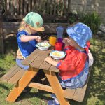 Mittagessen vorbereiten & genießen